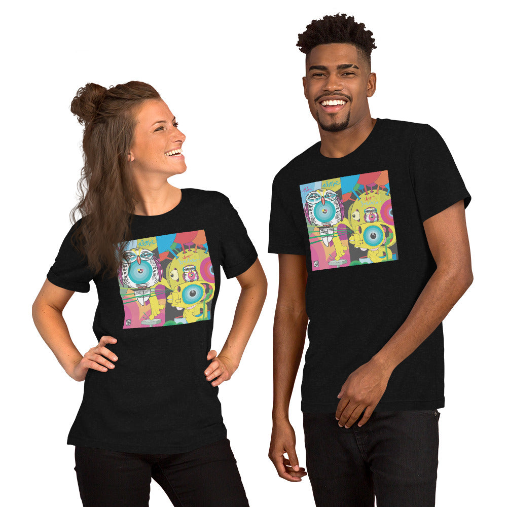 As Above so Below - LEBO X DALEK - LEBo Short Sleeve Unisex T-Shirt
